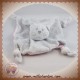 BOUT'CHOU MONOPRIX SOS DOUDOU CHAT PLAT GRIS TISSU ROSE