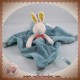 MOULIN ROTY SOS DOUDOU POUPEE LAPIN PLAT BLEU MADEMOISELLE RIBAMBELLE