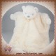 KALOO SOS DOUDOU OURS PLAT BLANC PLUME PERLE MARIONNETTE