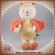 SUCRE D'ORGE SOS DOUDOU COCCINELLE PAPILLON ORANGE VERT 30 CM