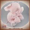 TARTINE ET CHOCOLAT SOS DOUDOU ELEPHANT ROSE 23 cm