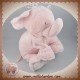 TARTINE ET CHOCOLAT SOS DOUDOU ELEPHANT ROSE 23 cm