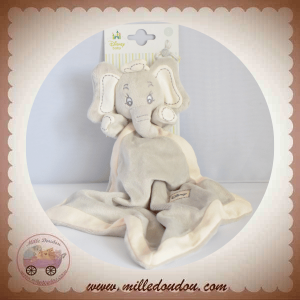 NICOTOY SOS DOUDOU ELEPHANT DUMBO GRIS PLAT DISNEY