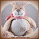 NOUKIE'S SOS DOUDOU LAPIN OSCARINE BINZ BEIGE ROSE 36 cm