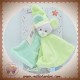GIPSY SOS DOUDOU SOURIS GRISE PLAT OVAL VERT FLEURS