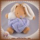 KALOO SOS DOUDOU LAPIN CORPS PLUME VIOLET LAVANDE