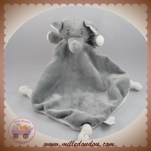 BEBE CONFORT SOS DOUDOU ELEPHANT PLAT BLANC GRIS