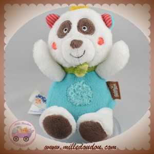 BABYSUN BABY SUN SOS DOUDOU PANDA BLANC VERT HEROES HOCHET