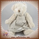 J-LINE J LINE SOS DOUDOU OURS OURSONNE ROBE LIN ECRU