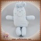 FLEURUS SOS DOUDOU LAPIN BLEU FLEUR