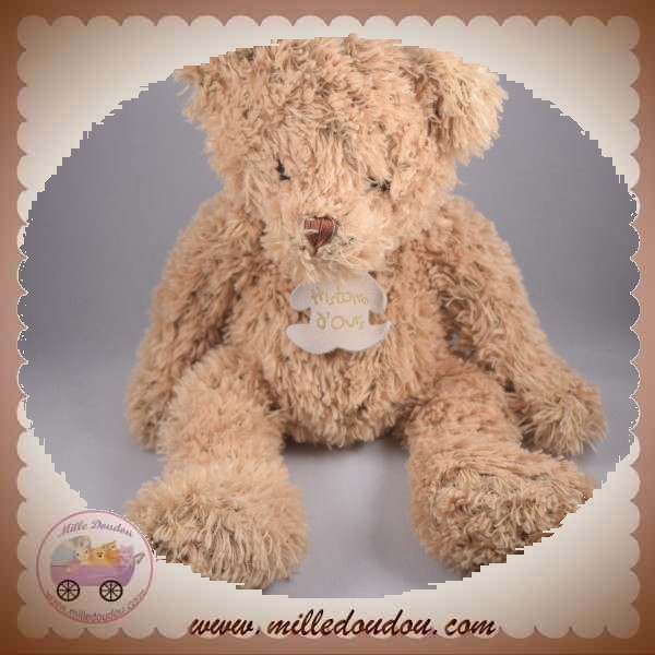 Histoire d'ours - Peluche Singe Marron - 75 cm