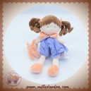 DOUDOU ET COMPAGNIE DEMOISELLES POUPEE GRAFFITIS VIOLET OURS ORANGE DC2550
