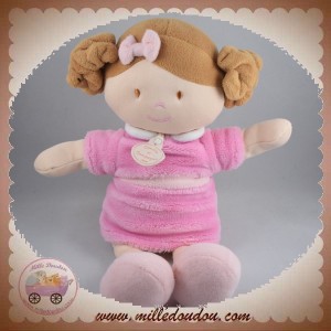 SOS DOUDOU ET COMPAGNIE POUPEE FILLE ROBE ROSE MELLE ROSE DC2773