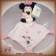 DISNEY NICOTOY SOS DOUDOU MINNIE PLAT CORPS BLANC ROSE COEUR