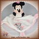 DISNEY NICOTOY SOS DOUDOU MINNIE PLAT CORPS BLANC ROSE COEUR