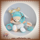 BABYNAT BABY NAT SOS DOUDOU OURS BLEU ORANGE ETOILE POUET POUET CAPUCIN