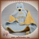 TCF SOS DOUDOU OURS PLAT BLEU BEIGE MON DOUDOU NOEUD