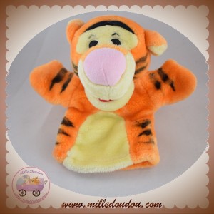 DISNEY NICOTOY SOS DOUDOU TIGROU PELUCHE MARIONNETTE ORANGE