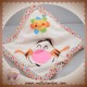 DISNEY SOS DOUDOU TIGRE TIGROU PLAT MOUCHOIR BLANC FLEUR NICOTOY