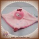 SYSTEME U SOS DOUDOU POULE OISEAU PLAT ROSE ETOILES