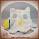 EVEIL ET JEUX OXYBUL SOS DOUDOU CHOUETTE HIBOU PLAT BLANC LIVRE