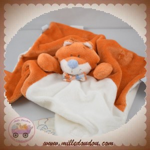 Cubbies Maxi doudou renard orange blanc 40 cm