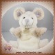 HISTOIRE D'OURS SOS DOUDOU SOURIS ECRU CHINE MARRON Z'ANIMOOS