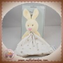 STOKOMANI SOS DOUDOU LAPIN ECRU PLAT TAUPE ETOILES MES PETITS CAILLOUX