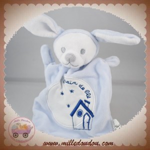 GRAIN DE BLE SOS DOUDOU LAPIN BLANC PLAT BLEU MAISON ETOILES