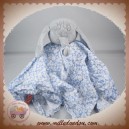 KATHE KRUSE SOS DOUDOU ELEPHANT GRIS CORPS PLAT FLEURS BLEU