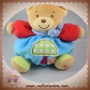 KALOO SOS DOUDOU OURS BEIGE BOULE BLEU ROUGE CHAMPIGNON