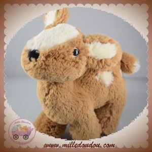 THE MANHATTAN TOY COMPANY SOS DOUDOU FAON BAMBI MARRON ECRU