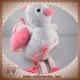 OKAIDI OBAIBI SOS DOUDOU POULE COQ GRIS ROSE EVEIL ANNEAU DENTION