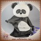 MANHATTAN TOY SOS DOUDOU PANDA PLAT GRIS NOIR NOEUD