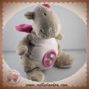 NOUKIE'S SOS DOUDOU DRAGON VICTORIA GRIS ROSE EVEIL BOULE VIOLET