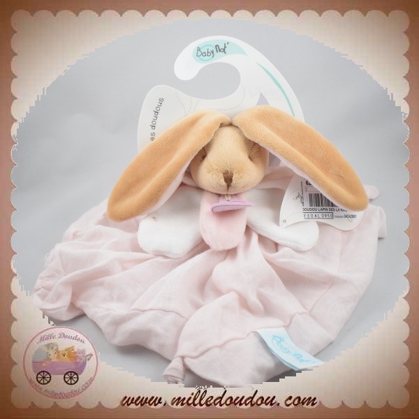 Doudou plat lapin - Baby Nat