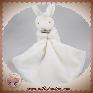 DOUDOU ET COMPAGNIE LAPIN BLANC MOUCHOIR EPAIS DC303