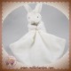 DOUDOU ET COMPAGNIE LAPIN BLANC MOUCHOIR EPAIS DC303