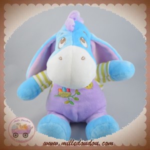 DISNEY SOS DOUDOU BOURRIQUET BLEU SALOPETTTE VIOLET NID OEUFS OISEAU