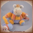 DOUDOU ET COMPAGNIE SOS ANE GRAINE DE DOUDOU ORANGE MAUVE