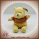 DISNEY SOS DOUDOU OURS WINNIE L'OURSON JAUNE PULL PASTEL POOH