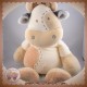 TIAMO TI AMO SOS DOUDOU GIRAFE VACHE ECRU CORPS BEIGE 50 CM