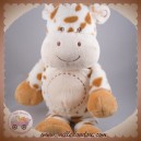 GIFI SOS DOUDOU VACHE GIRAFE BLANCHE TACHETE MARRON