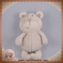 SOS DOUDOU OURS ECRU BEIGE CLAIR NEZ