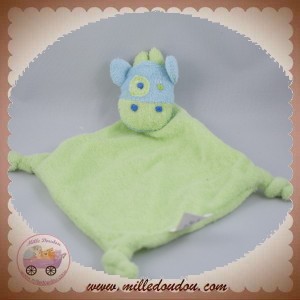 ANAIK DESCAMPS LA REDOUTE SOS DOUDOU HIPPOPOTAME PLAT LOSANGE VERT