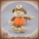 BENGY SOS DOUDOU SINGE ROI MARRON ORANGE