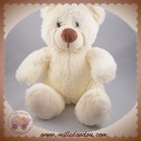 NICOTOY SOS DOUDOU OURS BOUCLETTE ECRU BLANC 23 CM