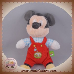 sos doudou Minnie Disney Nicotoy Simba carré plat rouge et noir