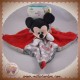 DISNEY SOS DOUDOU MICKEY MOUSE PLAT ROUGE NOIR NUAGE GRIS