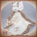 ZDT ACTION SOS DOUDOU GIRAFE HOCHET PLAT ECRU MARRON BEIGE